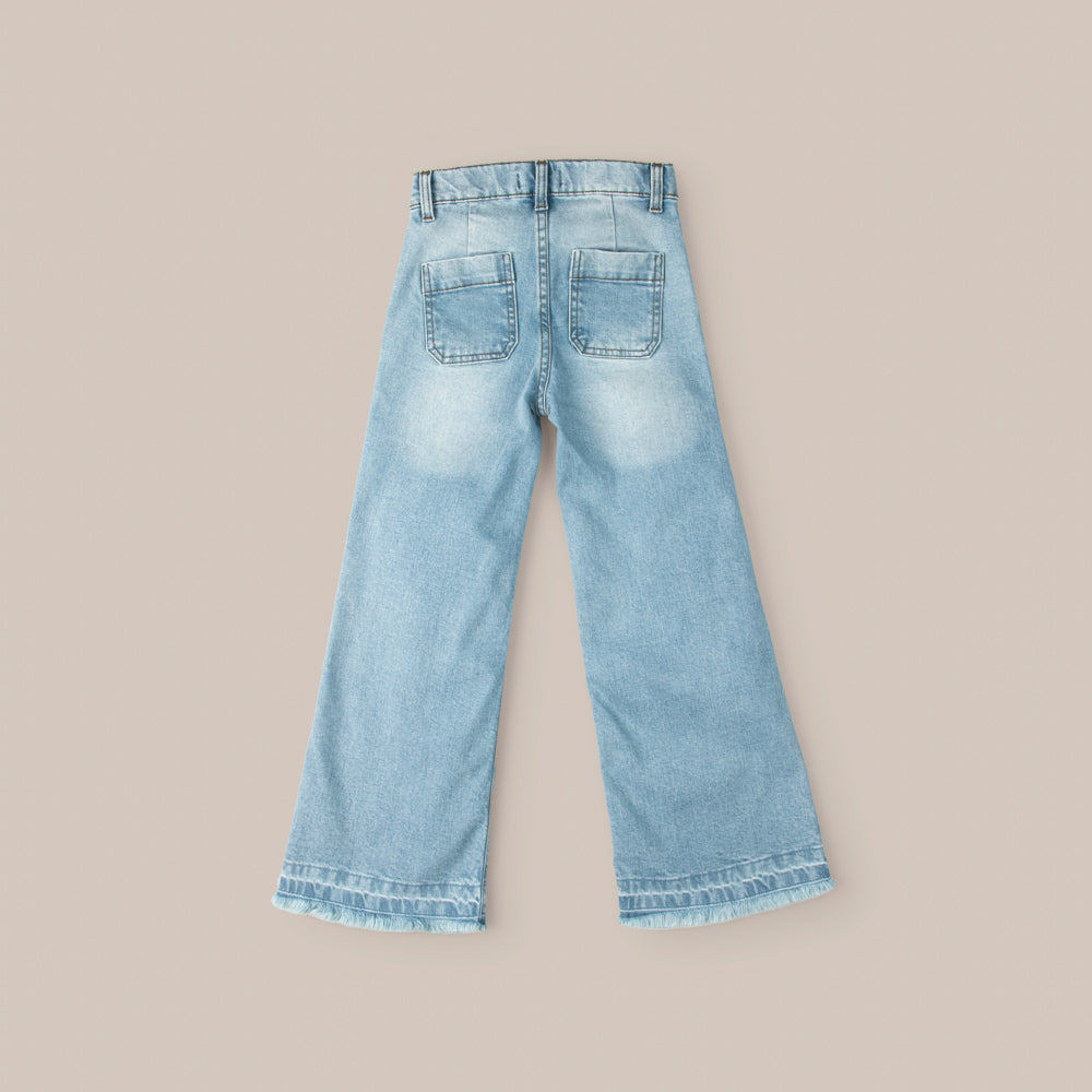 Pantalón Ancho Azul