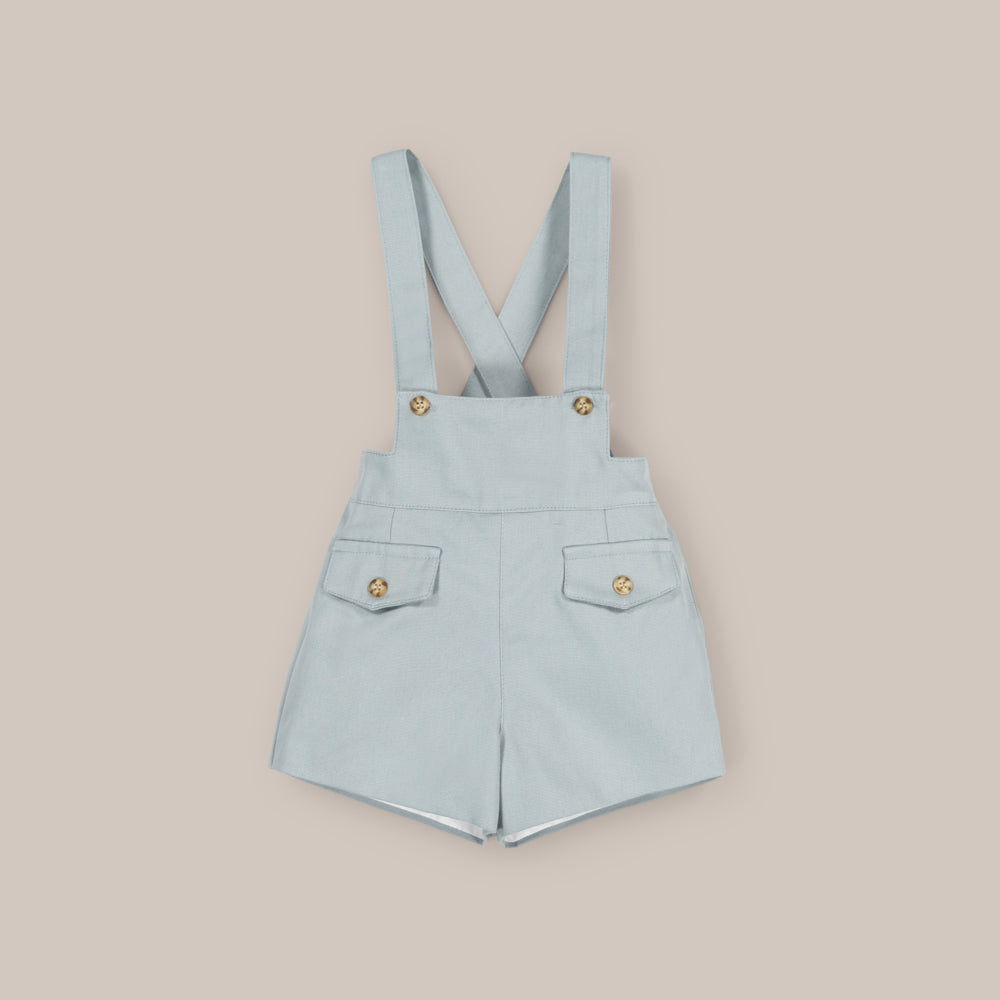 Pantalón Corto Tiras Loneta Azul