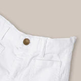 Pantalón Vaquero Niña Blanco