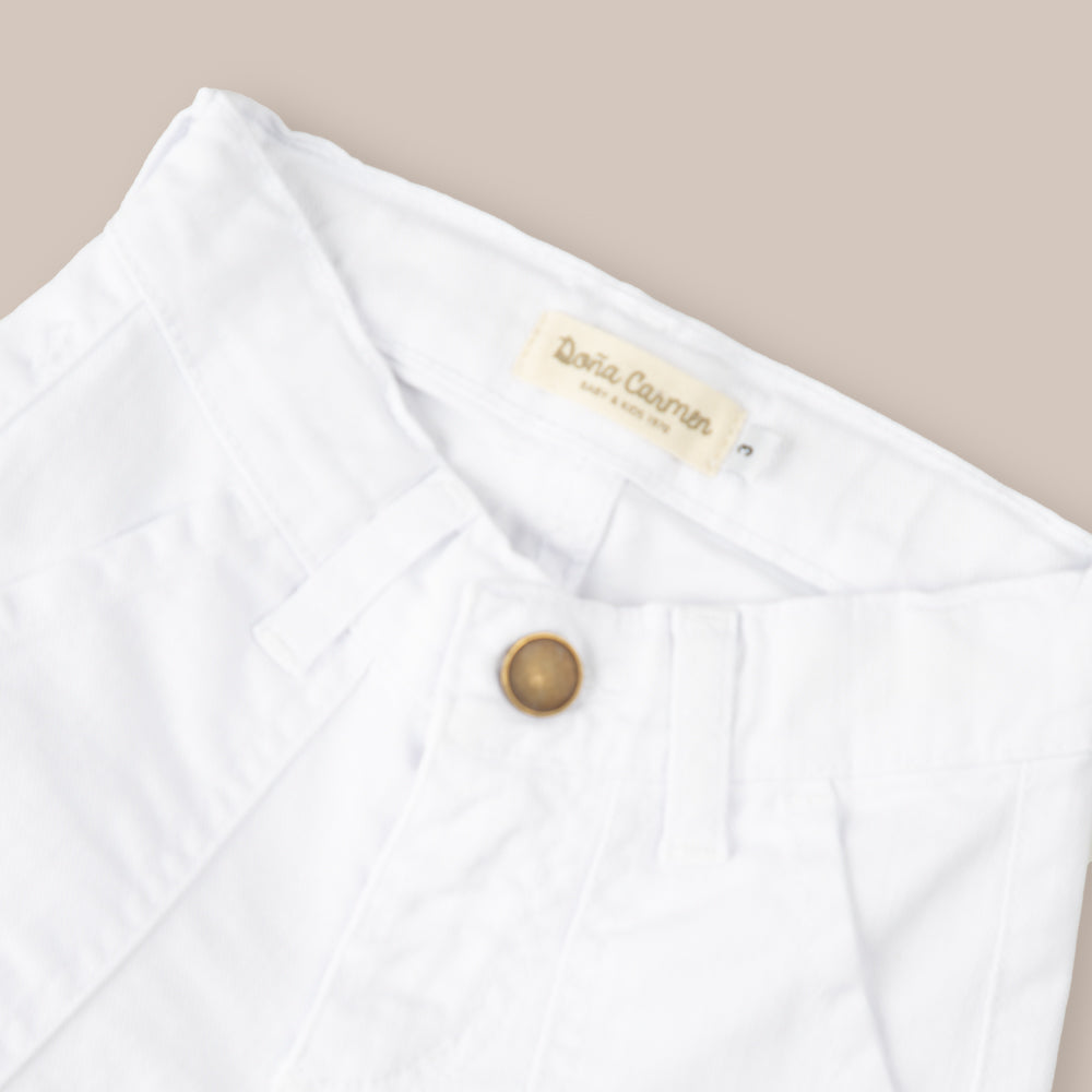 Pantalón Ancho Blanco