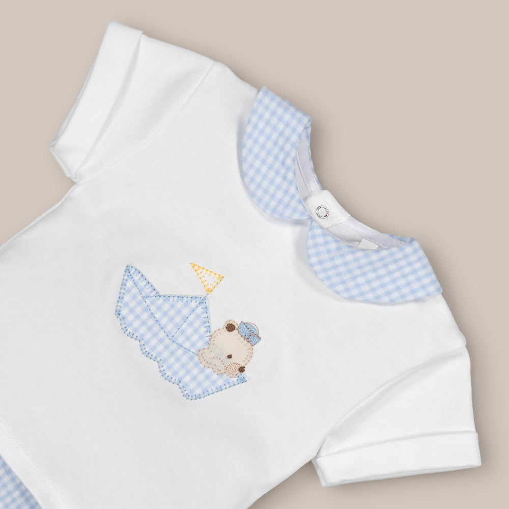 Conjunto Barco de Papel Niño