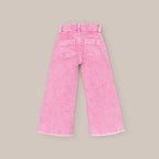 Pantalón vaquero niña desflecado