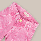 Pantalón vaquero niña desflecado